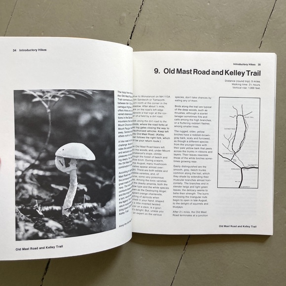 Vintage Fifty Hikes New Hampshire Mount Washington White Mountains Hiking - Picture 2 of 13